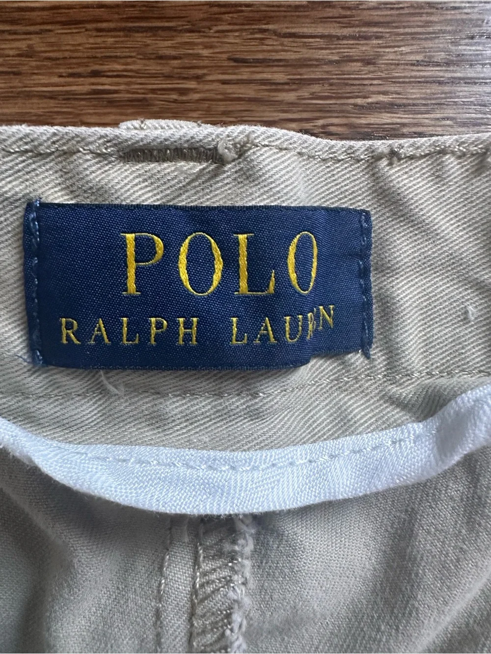 Polo Ralph Lauren Shorts Mens 38 Classic Fit Chino Flat Front Khaki w 9